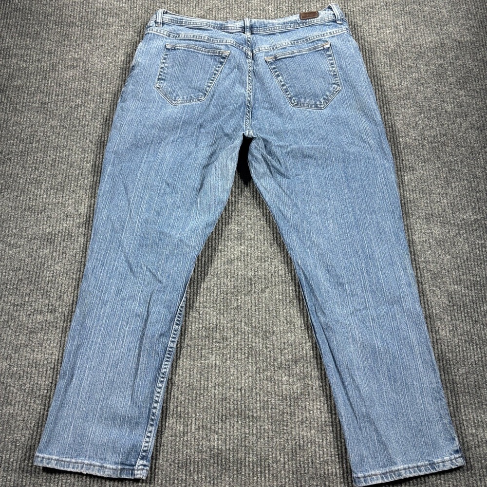 Riders by Lee Straight Leg Jeans Women 20W P Blue Medium Wash Stretch - Picture 12 of 14